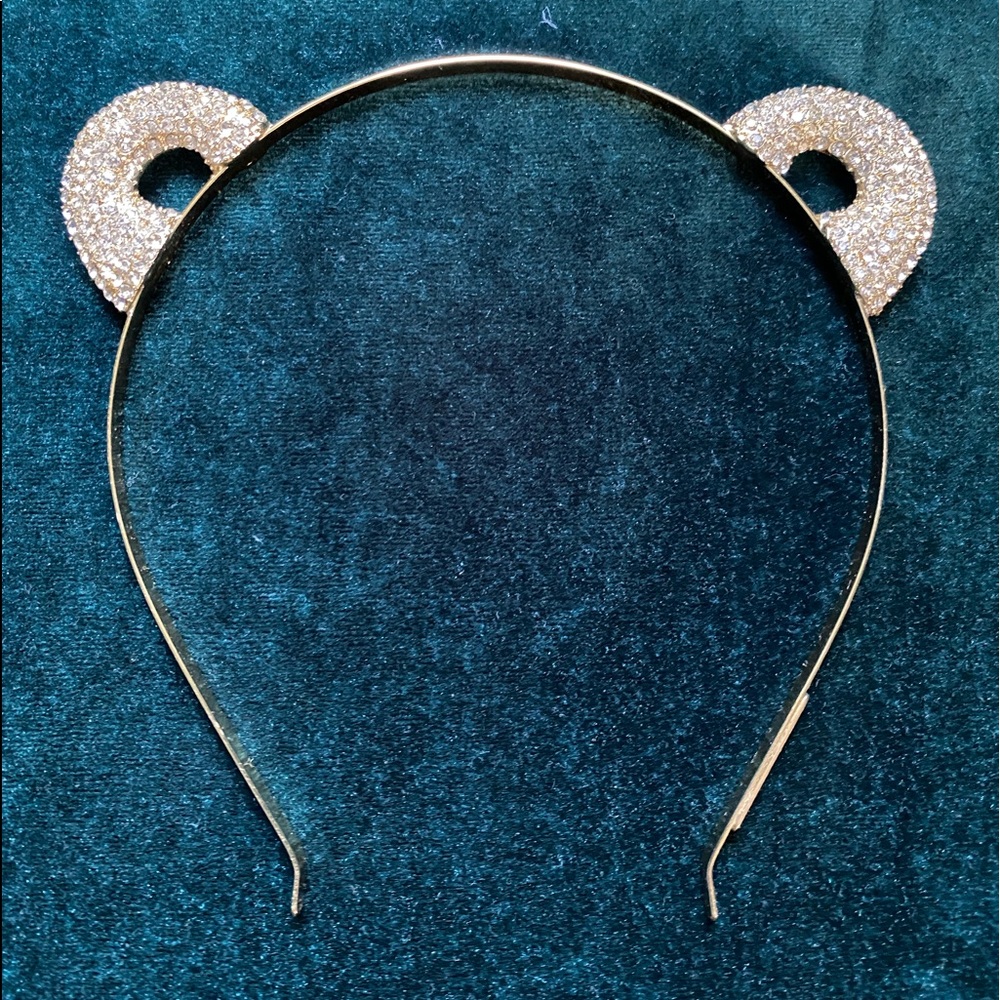 Gold Bear Headband